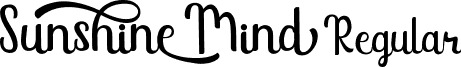 Sunshine Mind Regular font - SunshineMind-K7Z8l.ttf