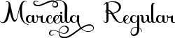 Marceila Regular font - Marceila-eZ2pm.ttf