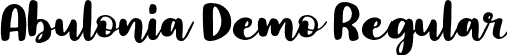 Abulonia Demo Regular font - AbuloniaDemo.otf