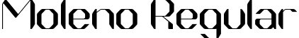 Moleno Regular font - Moleno.ttf