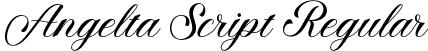 Angelta Script Regular font - Augelta Script.otf