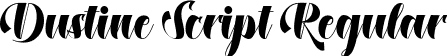 Dustine Script Regular font - Dustine.ttf