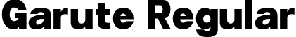 Garute Regular font - Garute-Black.otf