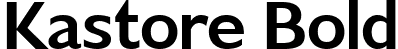 Kastore Bold font - Kastore-Bold.ttf