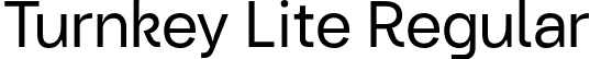 Turnkey Lite Regular font - TurnkeyLite-Regular.otf