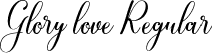 Glory love Regular font - Glory Love.ttf