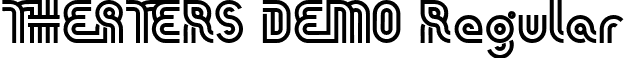 THEATERS DEMO Regular font - THEATERS DEMO REGULAR.otf