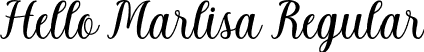 Hello Marlisa Regular font - Hello Marlisa.otf