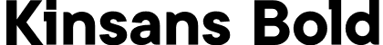 Kinsans Bold font - Kinsans-Bold.otf