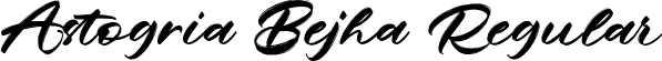 Astogria Bejha Regular font - Astogria Bejha.ttf