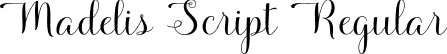 Madelis Script Regular font - Madelis Script.otf