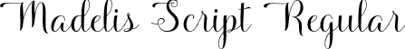 Madelis Script Regular font - Madelis Script.ttf