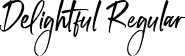 Delightful Regular font - Delightful Free.ttf