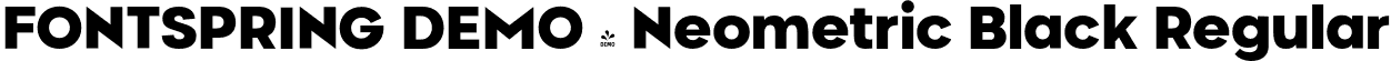 FONTSPRING DEMO - Neometric Black Regular font - Fontspring-DEMO-neometric-black.otf