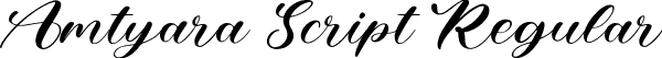 Amtyara Script Regular font - Amtyara Script.ttf