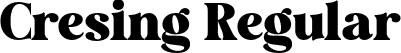 Cresing Regular font - Cresing.otf