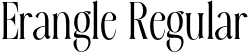 Erangle Regular font - Erangle.otf