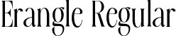 Erangle Regular font - Erangle.ttf