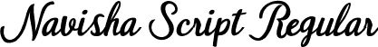 Navisha Script Regular font - Navisha Script.otf