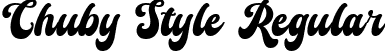 Chuby Style Regular font - Chuby Style Font Demo by Keithzo.otf