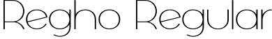 Regho Regular font - Regho.otf