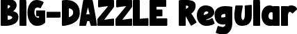 BIG-DAZZLE Regular font - BIG-DAZZLE.ttf