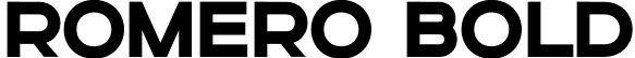 Romero Bold font - romero-bold.otf