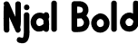 Njal Bold font - Njal Bold.otf