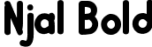 Njal Bold font - Njal Bold.ttf