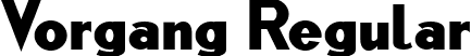 Vorgang Regular font - Vorgang.ttf