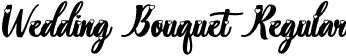 Wedding Bouquet Regular font - WeddingBouquet-0WnEz.otf