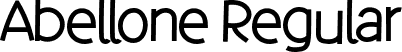 Abellone Regular font - Abellone.otf