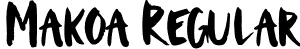 Makoa Regular font - MakoaRegular.otf