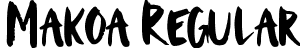 Makoa Regular font - MakoaRegular.ttf