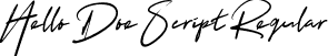 Hello Doe Script Regular font - Hello-Doe.ttf