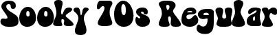 Sooky 70s Regular font - Sooky70s.ttf