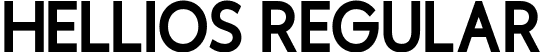 Hellios Regular font - Hellios.ttf