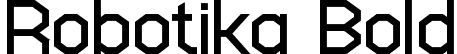 Robotika Bold font - Robotika-Bold.ttf