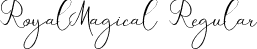 RoyalMagical Regular font - RoyalMagical.ttf