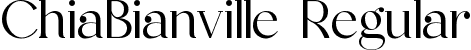 ChiaBianville Regular font - ChiaBianville.ttf