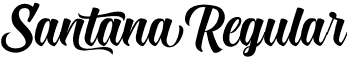 Santana Regular font - Santana.otf