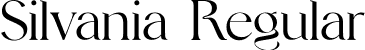 Silvania Regular font - Silvania.otf