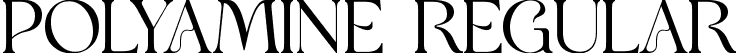 Polyamine Regular font - Polyamine.ttf