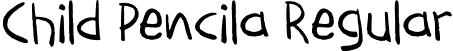 Child Pencila Regular font - ChildPencila-Regular.otf