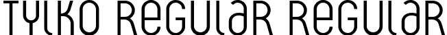 Tylko Regular Regular font - Tylko-Regular.ttf