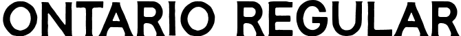 Ontario Regular font - Ontario Free.ttf