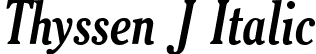 Thyssen J Italic font - 9thyssei.ttf