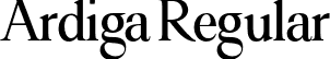 Ardiga Regular font - Ardiga.otf