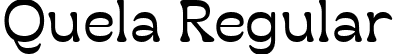 Quela Regular font - Quela.ttf