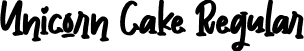 Unicorn Cake Regular font - Unicorn Cake otf.otf